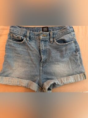 Urban Outfitters Light Blue Denim Roll-Hem Shorts